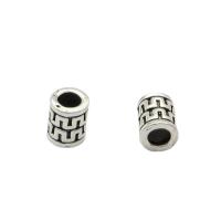925 Sterling Silver Beads, vintage & DIY, 6x5mm, Hole:Approx 2mm, Sold By PC