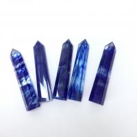 Природный камень Точка украшения, полированный, голубой, продается PC