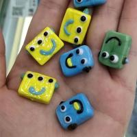 Lampwork Beads, Square, DIY, more colors for choice, Sold By PC