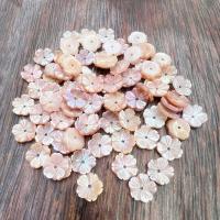 Pink Shell Bead Cap, Flower, Carved, DIY & different size for choice, pink, Sold By PC