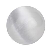 Pietra di gesso decorazione, Cerchio, lucido, bianco, 50-60mm, Venduto da PC