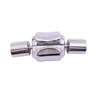 Titanium Steel Box Clasp with Magnet DIY original color Sold By PC