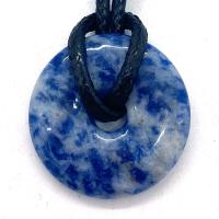 Gemstone Pendants Jewelry, Donut, different materials for choice, more colors for choice, 25mm, Sold By PC