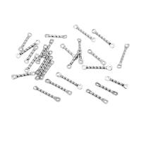 304 Stainless Steel Connector, Stick, machine polished, fashion jewelry & DIY & Unisex & different size for choice, original color, 100PCs/Bag, Sold By Bag