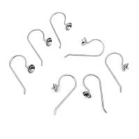 Stainless Steel Hook Earwire, 304 Stainless Steel, polished, fashion jewelry & DIY & Unisex, original color, 22x10x0.80mm, 100PCs/Bag, Sold By Bag