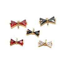 Cubic Zirconia Micro Pave Brass Pendant, gold color plated, DIY & different styles for choice & micro pave cubic zirconia, more colors for choice, nickel, lead & cadmium free, 10PCs/Lot, Sold By Lot