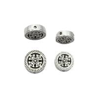 925 Sterling Silver Beads, vintage & DIY & different size for choice, Hole:Approx 1.5mm, Sold By PC