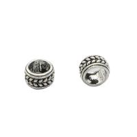 925 Sterling Silver Beads, vintage & DIY, 6x3.50mm, Hole:Approx 3.5mm, Sold By PC