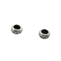925 Sterling Silver Beads, vintage & DIY, 5x2.50mm, Hole:Approx 2.9mm, Sold By PC