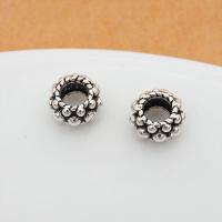 925 Sterling Silver Beads, vintage & DIY, 7.20x4.10mm, Hole:Approx 3.4mm, Sold By PC