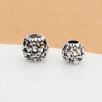 925 Sterling Silver Beads, vintage & DIY & different size for choice & hollow, Sold By PC