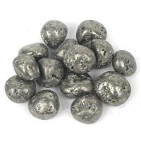 Pyrit Dekoration, poliert, Silberfarbe, 2-4cm, verkauft von kg