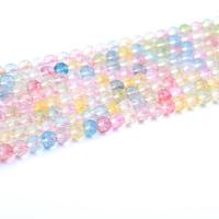 Topaze Perle, rund, poliert, DIY & facettierte, gemischte Farben, verkauft per 39 cm Strang