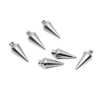 Stainless Steel Pendants, 304 Stainless Steel, Pepper, machine polished, polished & DIY & Unisex, original color, 14.80x6mm, Hole:Approx 0.8mm, 100PCs/Bag, Sold By Bag