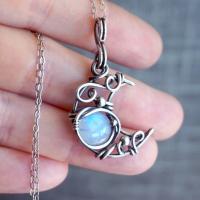 Zinc Alloy Jewelry Necklace Vacuum Ion Plating vintage & With Pendant & Bohemian style & for woman Length 53 cm Sold By PC