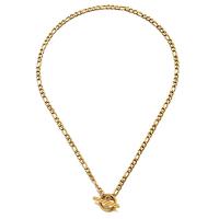 Edelstahl Schmuck Halskette, 304 Edelstahl, Modeschmuck & unisex, keine, 4mm, Länge:ca. 17.72 ZollInch, verkauft von PC