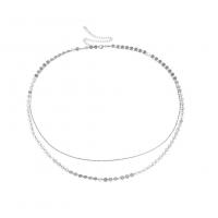 304 Stainless Steel Waist Chain Double Layer & fashion jewelry & for woman Sold By PC