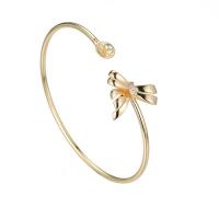 Brass Bangle Setting Bowknot 14K gold-filled fashion jewelry nickel lead & cadmium free Sold By Lot