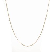 Brass Necklace Chain with 1.18 inch extender chain Stick 14K gold-filled fashion jewelry & DIY golden nickel lead & cadmium free 1.30mm Length Approx 7.5 Inch Sold By Lot
