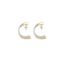 Brass Earring Drop Component, 14K gold-filled, fashion jewelry & different styles for choice & micro pave cubic zirconia, more colors for choice, nickel, lead & cadmium free, 2Pairs/Lot, Sold By Lot