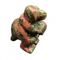 Natural Stone Decoration Dinosaur Carved 57.60mm Sold By PC