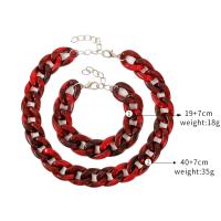 Harz Halskette, mit Verlängerungskettchen von 7cm, verschiedene Stile für Wahl & für Frau, keine, Länge ca. 19 cm, ca. 40 cm, verkauft von PC