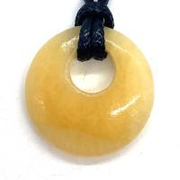 Gemstone Pendants Jewelry Donut DIY 27mm Sold By PC