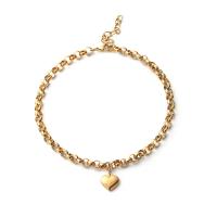 Stainless Steel Jewelry Bracelet, 304 Stainless Steel, with 1.97inch extender chain, Heart, fashion jewelry & different size for choice & for woman, more colors for choice, Length:Approx 9.84 Inch, Sold By PC