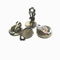Edelstahl-Hebel zurück Ohrring-Komponente, 304 Edelstahl, rund, DIY & verschiedene Größen vorhanden, antike Bronzefarbe, 20PCs/Menge, verkauft von Menge