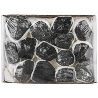 Schorl Mineralen Specimen, natuurlijk, zwart, Verkocht door box
