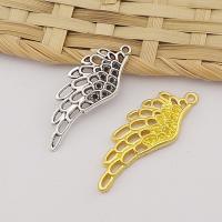 Wing Shaped Zinc Alloy Pendants plated Sold By Bag