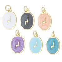 Brass Jewelry Pendants, gold color plated, fashion jewelry & DIY & enamel, more colors for choice, 13.50x17.50x2mm, Hole:Approx 3mm, 10PCs/Lot, Sold By Lot