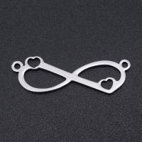 Stainless Steel Connector 201 Stainless Steel Infinity Vacuum Ion Plating fashion jewelry & polished & DIY & Unisex Sold By Bag