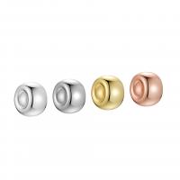 Argent sterling 925 perle d'entretoise, Roue, Placage, DIY & normes différentes pour le choix, plus de couleurs à choisir, Vendu par PC