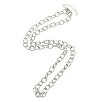 Stainless Steel Necklace Chain, 304 Stainless Steel Chain, rolo chain, original color, Length:Approx 20 Inch, Sold By PC