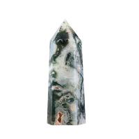 Moss Agate Point Decoration green Sold By PC