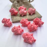 Shell Powder Beads, Unicorn, pressing, DIY, pink, 19x22mm, Sold By PC