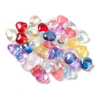 Perles en verre de mode, bijoux de mode & DIY, couleurs mélangées, 130x80mm, Trou:Environ 0.9mm, 110PC/sac, Vendu par sac