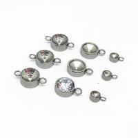 Stainless Steel Pendant Setting, 304 Stainless Steel, machine polished, DIY & Unisex & different size for choice, original color, Sold By PC