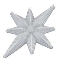 DIY Epoxy Mold Set, Silicone, Eight Point Star, 235x177x20mm, Sold By PC