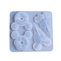 DIY Epoxy Mold Set, Silicone, 129x122x20mm, Sold By PC