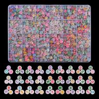Alphabet Acryl Perlen, Modeschmuck & DIY, gemischte Farben, 190x135x18.50mm, 1200PCs/Box, verkauft von Box
