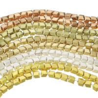 Perles hématites amagnétiques, Hématite, DIY, plus de couleurs à choisir, 6x6x6mm, Vendu par Environ 17 pouce brin