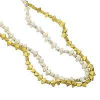 Ikke-magnetiske Hæmatit perler, du kan DIY, flere farver til valg, 4.50x6x3mm, Solgt Per Ca. 14 inch Strand