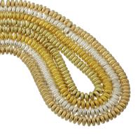 Nicht-magnetische Hämatit Perlen, Abakus,Rechenbrett, DIY, keine, 3x6x6mm, verkauft per ca. 14 ZollInch Strang