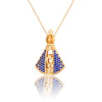 Cubic Zircon Micro Pave Brass Necklace gold color plated fashion jewelry & Unisex & micro pave cubic zirconia golden nickel lead & cadmium free Sold Per Approx 19.69 Inch Strand
