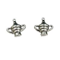 Stainless Steel Pendants 304 Stainless Steel Teapot silver color Sold By PC