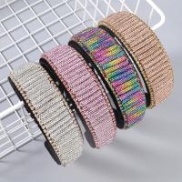 Hair Bands Cloth with Plush & Acrylic fashion jewelry & for woman 45mm Sold By PC