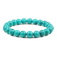 Gemstone Bracelets, Natural Stone, Round, anoint, different materials for choice & Unisex, more colors for choice, 8mm, Length:Approx 19 cm, Sold By PC
