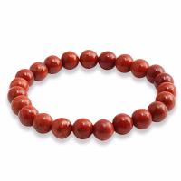 Gemstone Bracelets, Natural Stone, with Black Stone, Round, anoint, different materials for choice & Unisex, more colors for choice, 8mm, Length:Approx 19 cm, Sold By PC